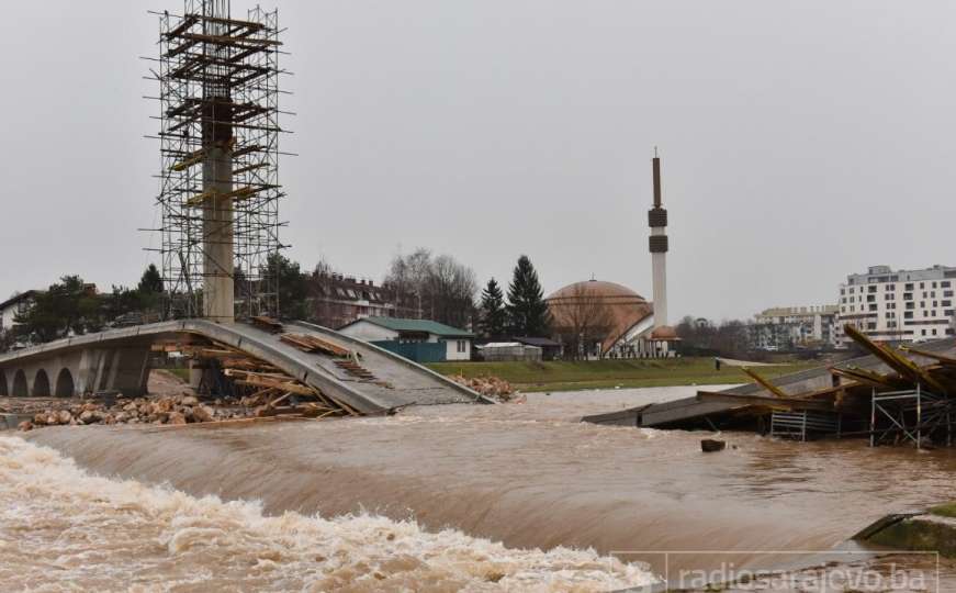 Radovi na mostu na Ilidži nastavljaju se sutra: Šteta oko pola miliona KM